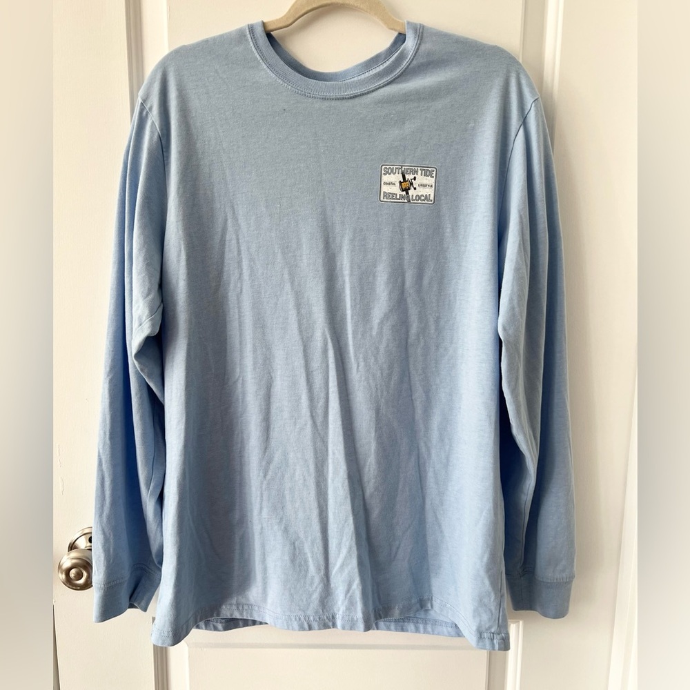 Southern Tide Reeling Local Fishing Long Sleeve T-shirt | Size Large